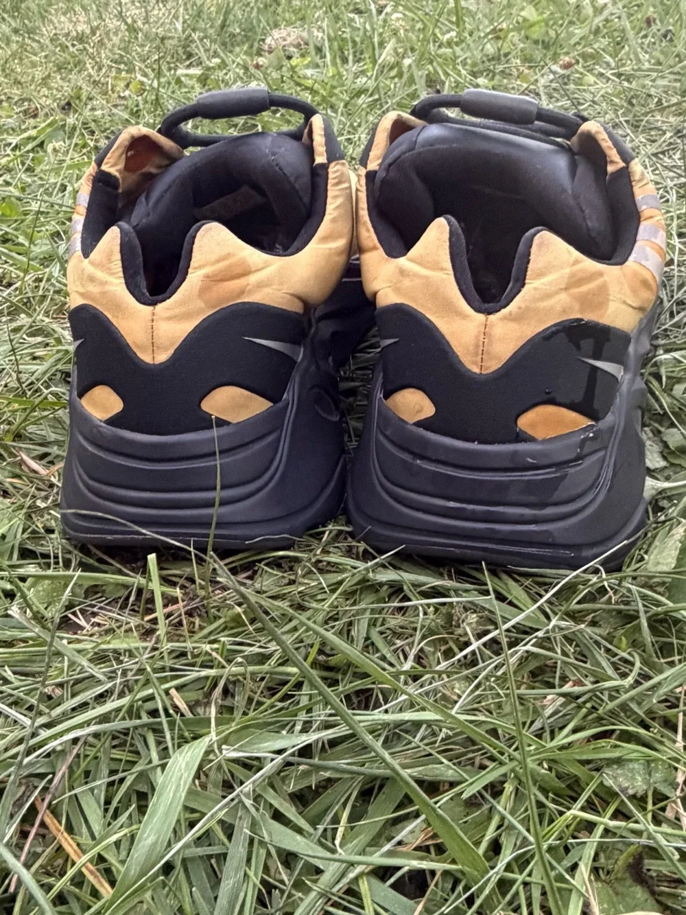 adidas Men's Chunky Sneakers in Tan, Black and Orange